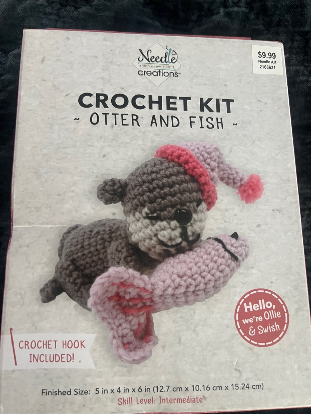 Crèchet kit otter and fish